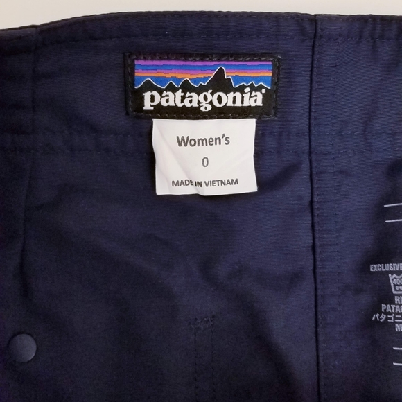 PATAGONIA Active Mini Skirt, Navy/Pink 0 - Picture 4 of 5